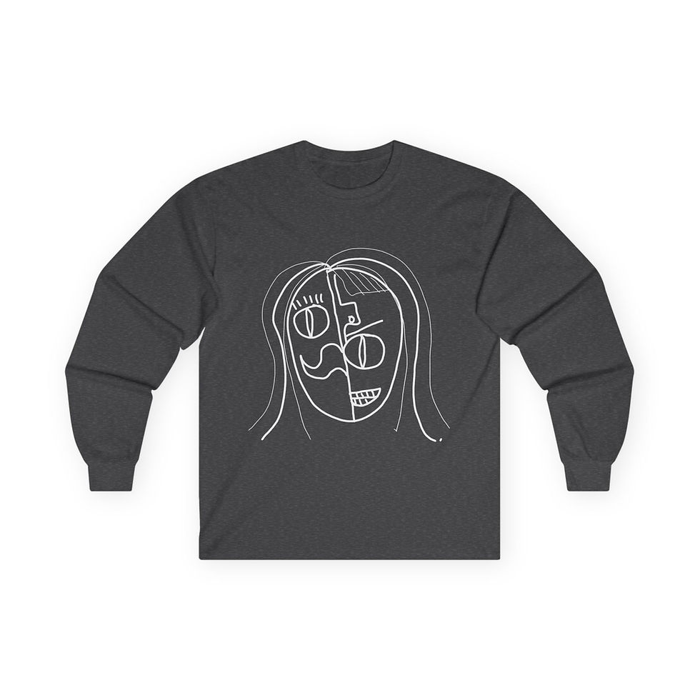 Thumbnail: Funky Face LS Tee - Multiple Colors Avail.