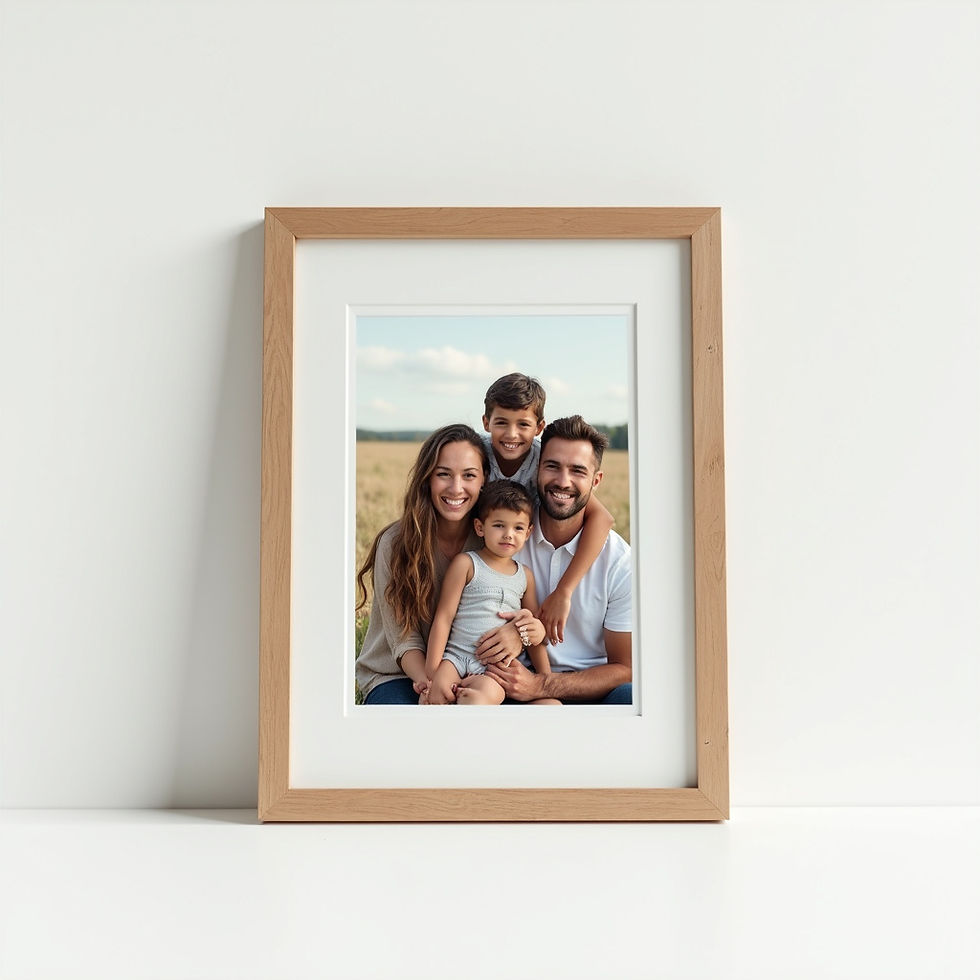 Framed Family Photo