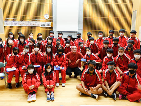 池田中学校福祉体験学習