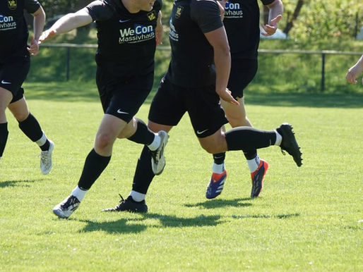Fußballspieler in Aktion