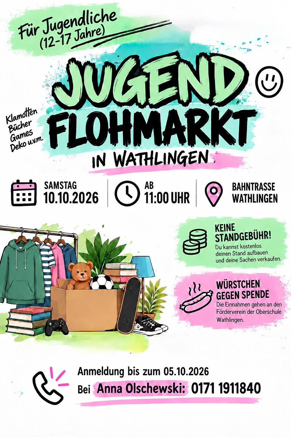 Flyer Jugend Flohmarkt