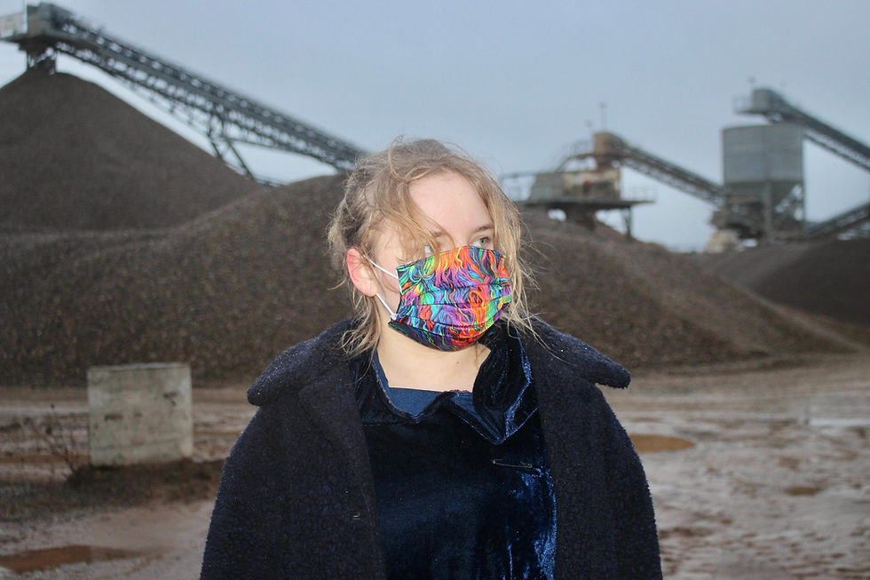 Illusion Bunt Baumwolle OP- Masken Überzieher- hannisch