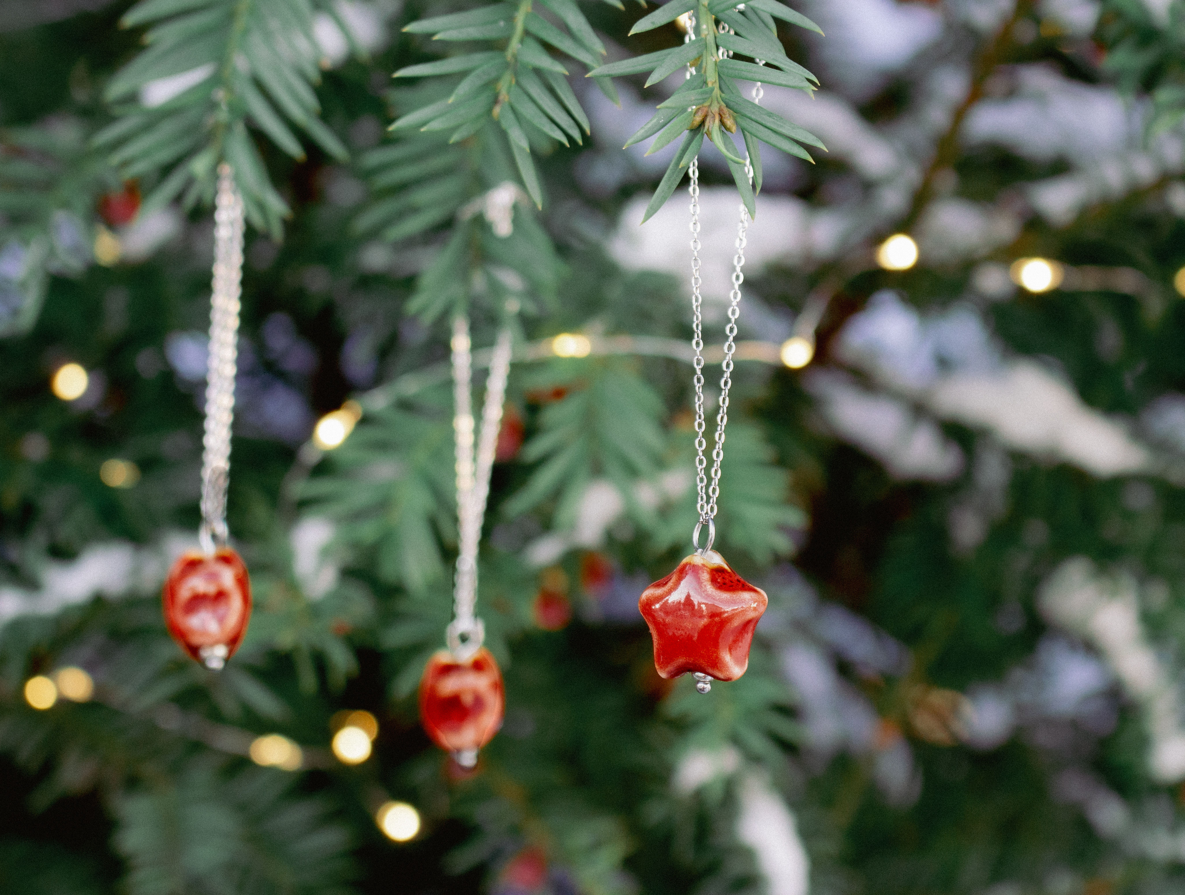 ChristbaumSCHMUCK Sterne Rot