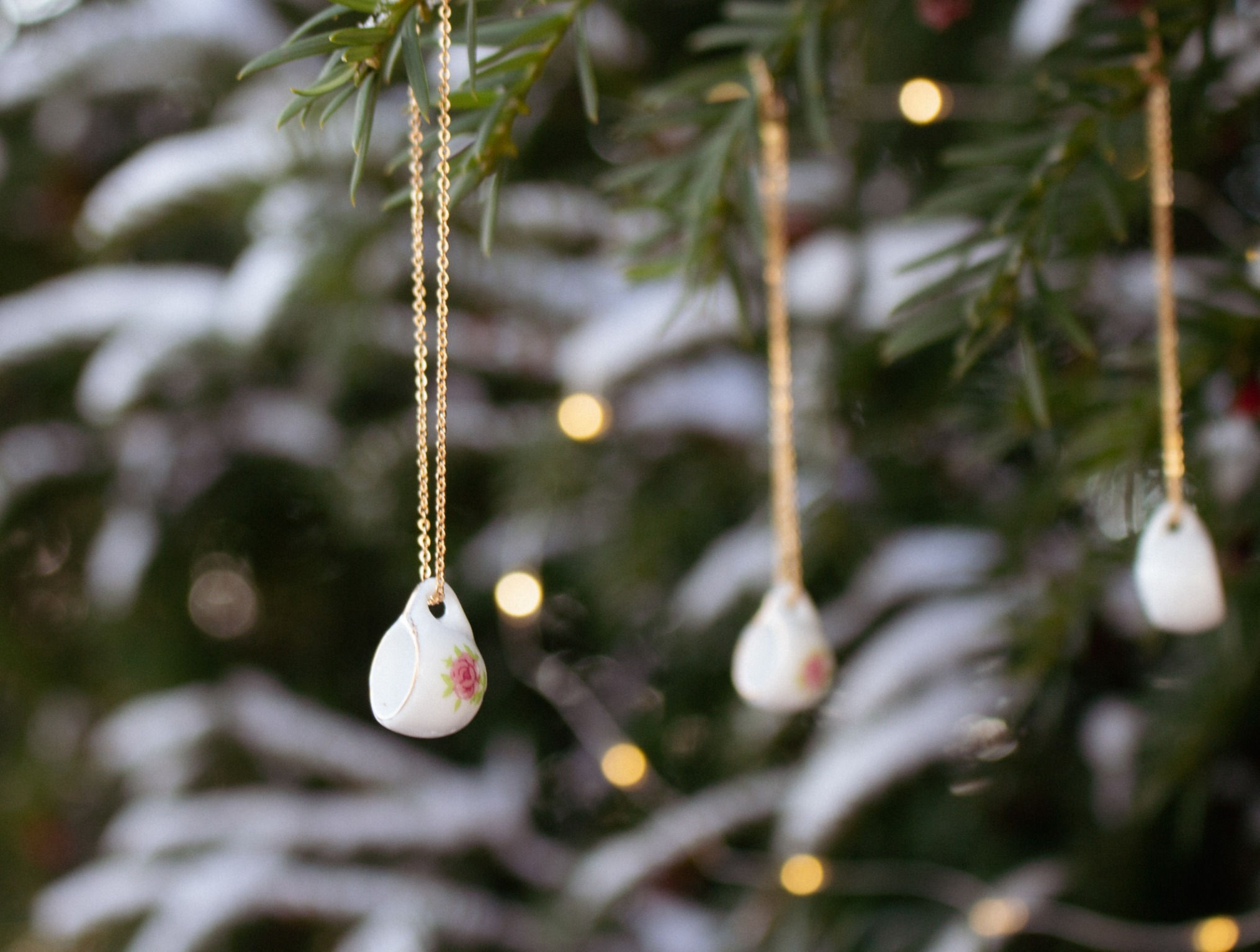 ChristbaumSCHMUCK Teekränzchen Gold