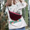 Thumbnail: Dark red corduroy bum bag Classic