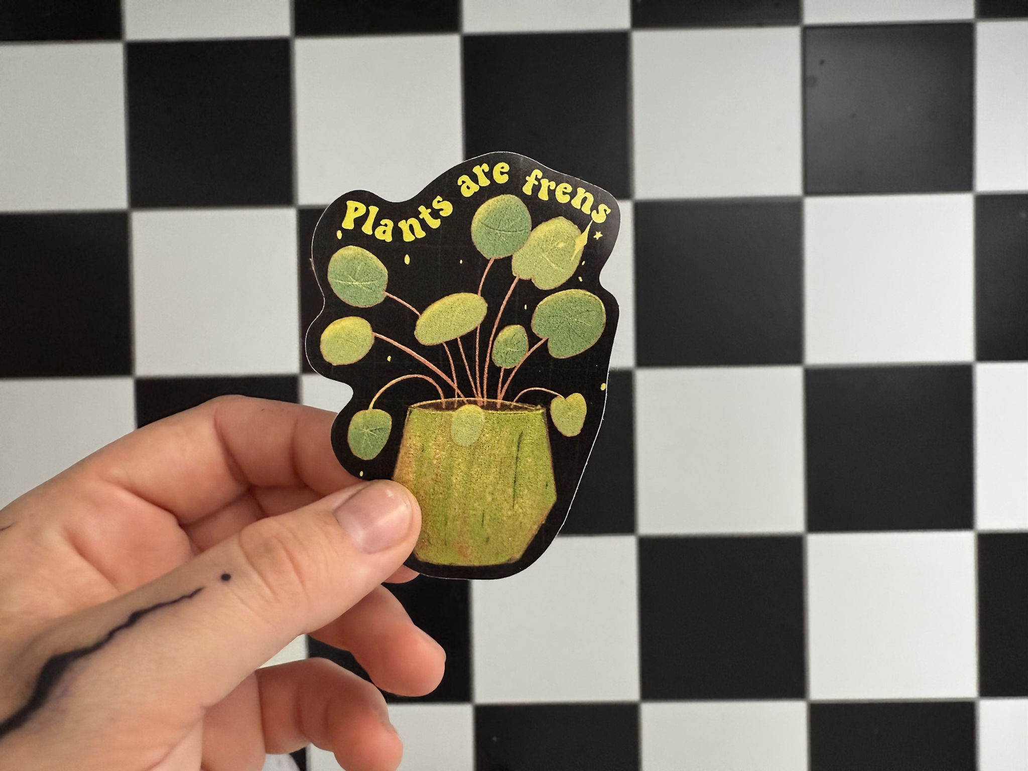 Sticker "Plants are Frens"