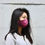 Miniaturbild: Easy Breathe Mask. Super Dünne Bordeaux Batik Baumwolle Maske- hannischshop