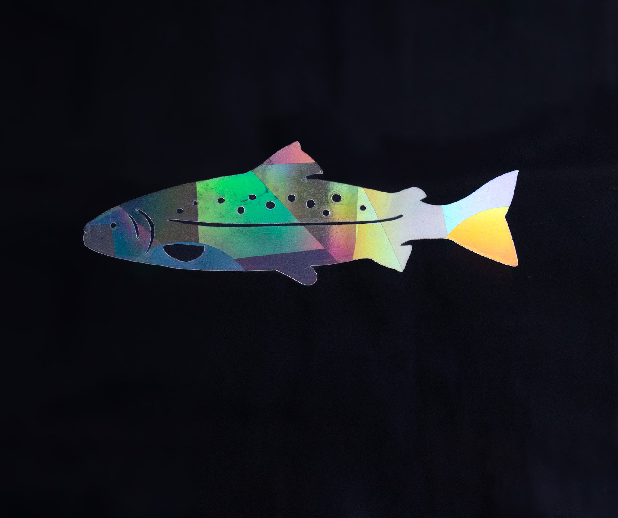 Sun Catcher Sticker Konfetti "Salmon"