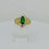 Thumbnail: 14kt Synthetic Marquise Emerald Ring