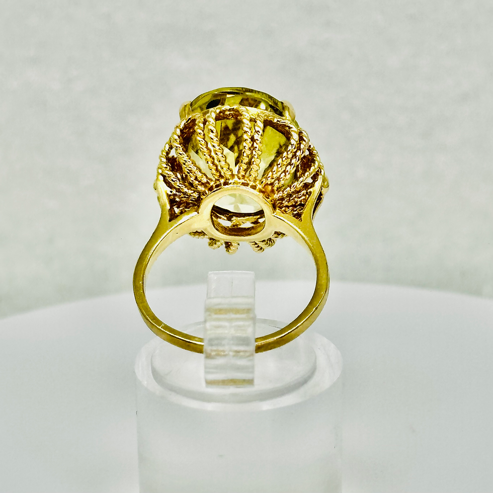 Thumbnail: 10kt Green Quartz Ring