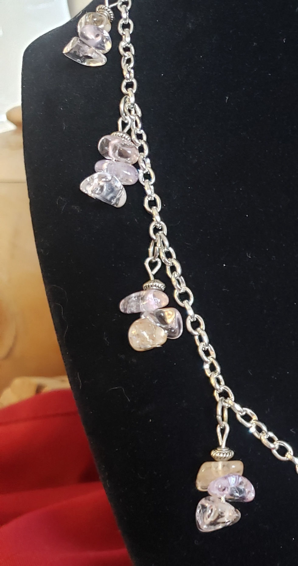 Thumbnail: close up of Flake Ice quartz crystal