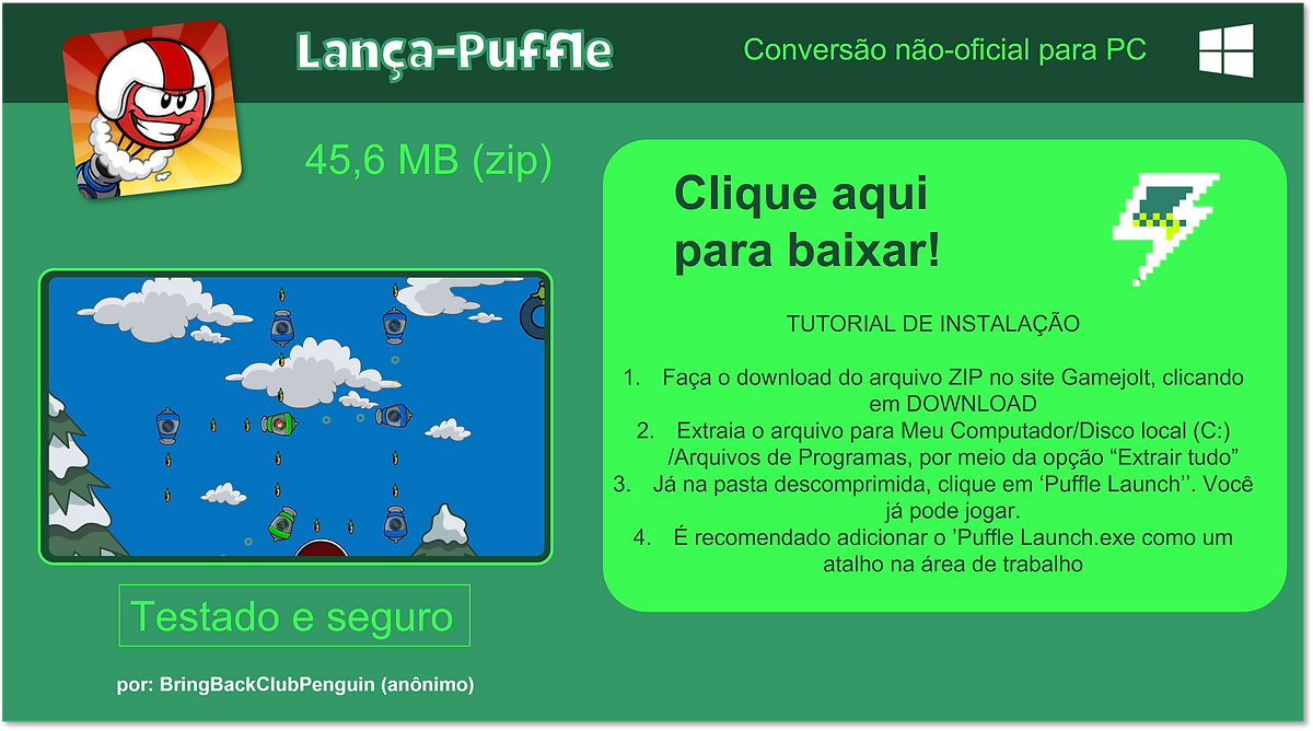 Lança-Puffle para PC
