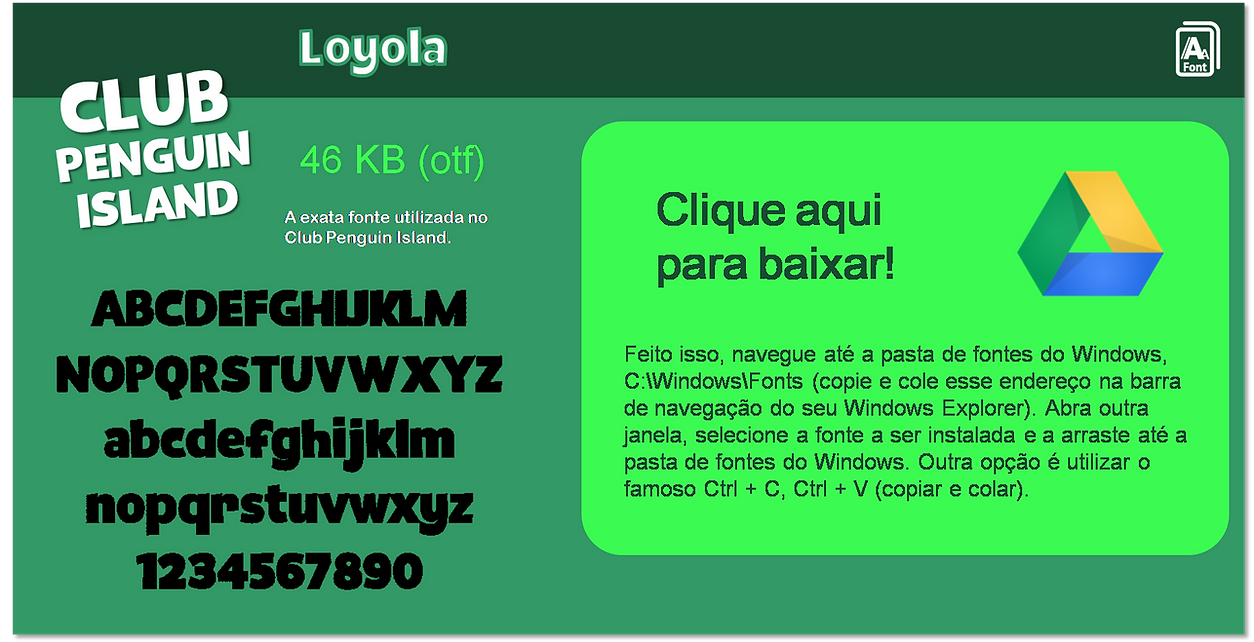 Baixar fonte Loyola