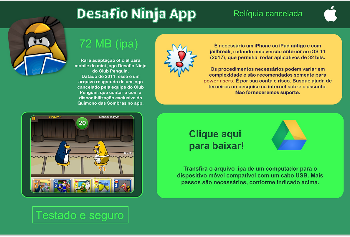 Desafio Ninja App