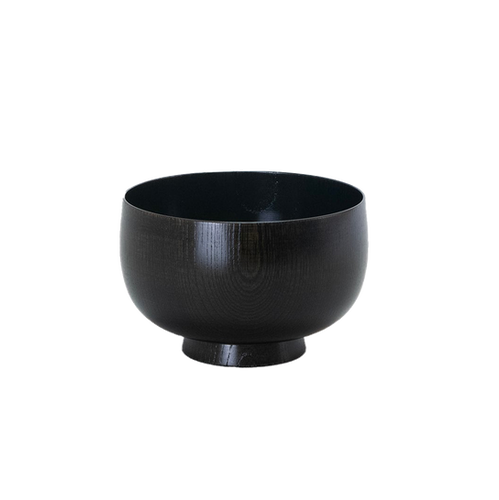 汁椀欅布袋型黒拭き | 有限会社畑漆器店｜Hata Co., Ltd. — 山中漆器