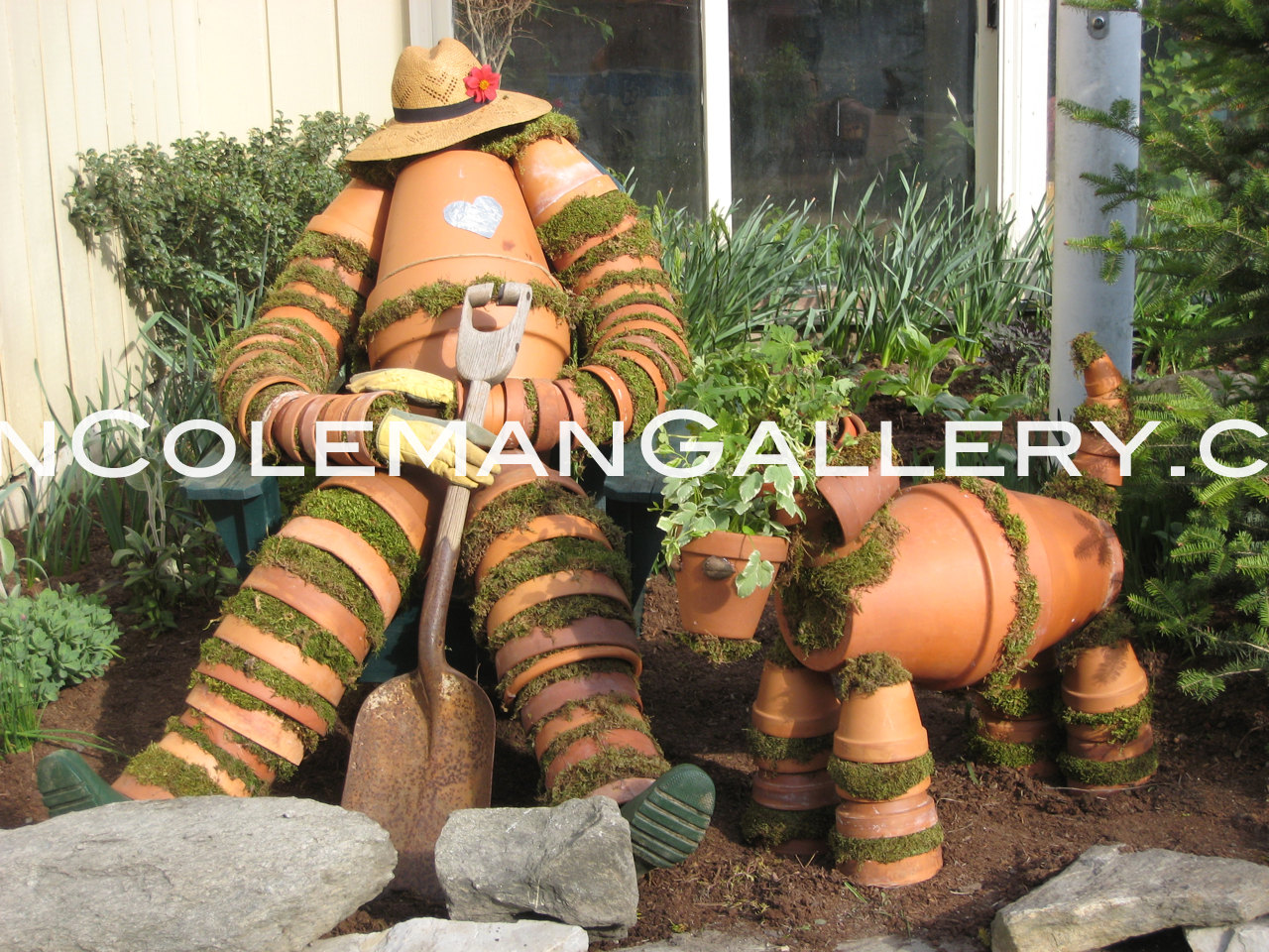 The Constant Gardener & Dog "Digger"