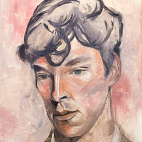 minimalism portrait painting