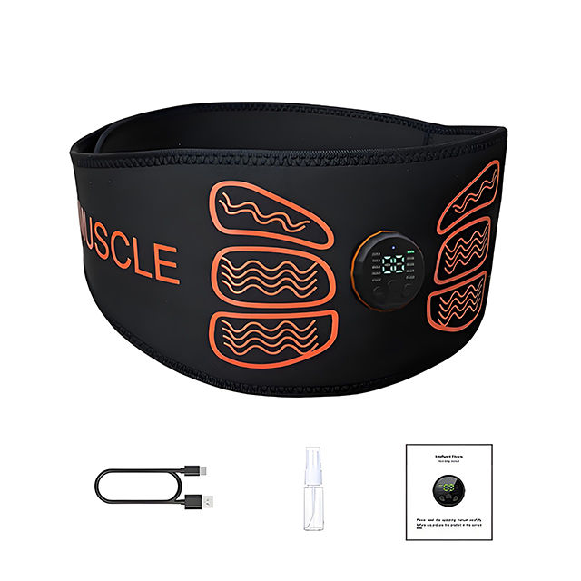 Thumbnail: Abdominal Muscle Toner EMS Muscle Stimulator Electric Toning Belt Waist Trainer 
