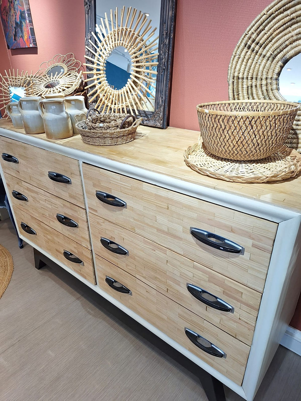 Miniature : Buffet vintage recouvert de KAKPLA