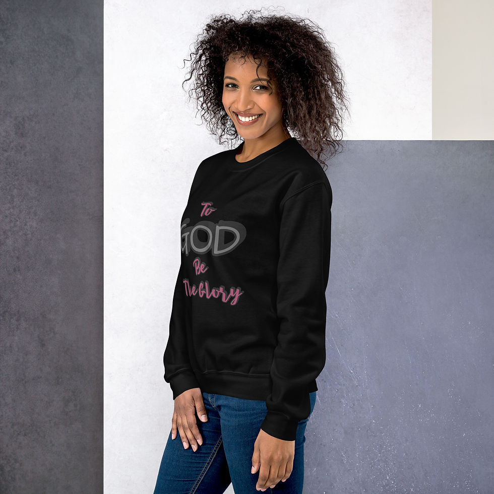 Thumbnail: To God Be The Glory Unisex Sweatshirt