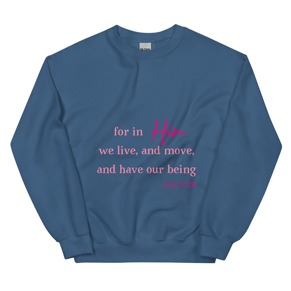 Thumbnail: In Him We Live Unisex Sweatshirt