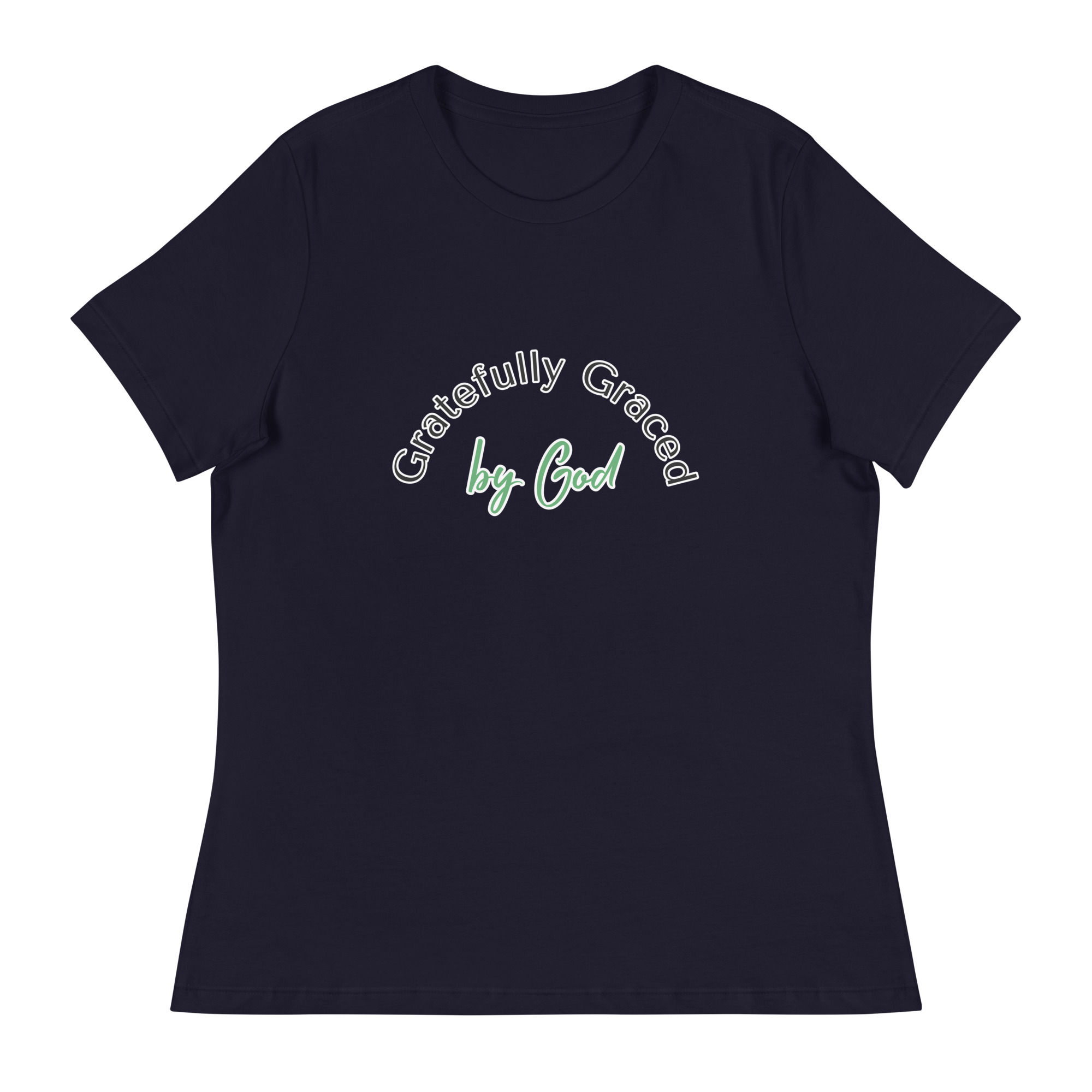 Gratefully Graced (Green) Relaxed T-Shirt