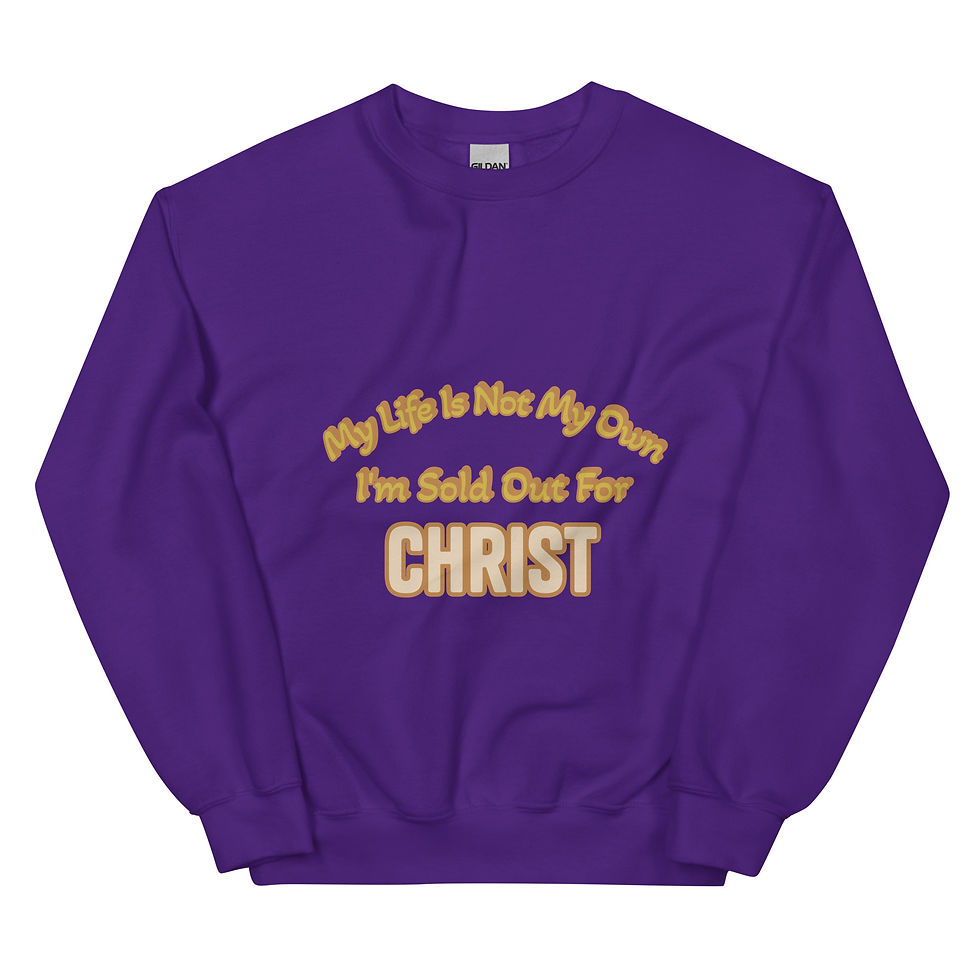 Thumbnail: Sold Out For Christ Unisex Sweatshirt