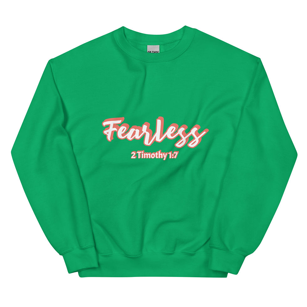 Thumbnail: Fearless (Pink) Unisex Sweatshirt copy