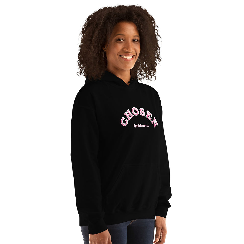 Thumbnail: Chosen (Pink) Unisex Hoodie