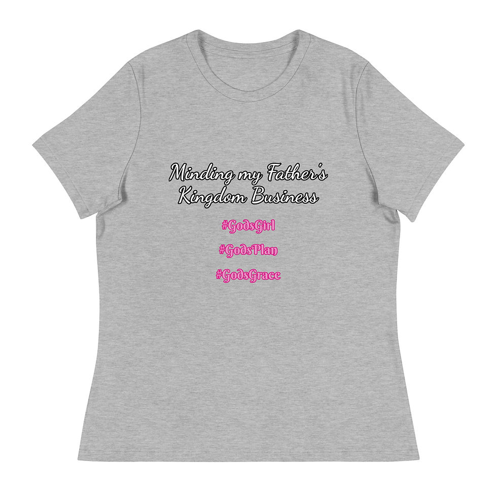Thumbnail: Minding My Father's Business Women's Relaxed T-Shirt copy