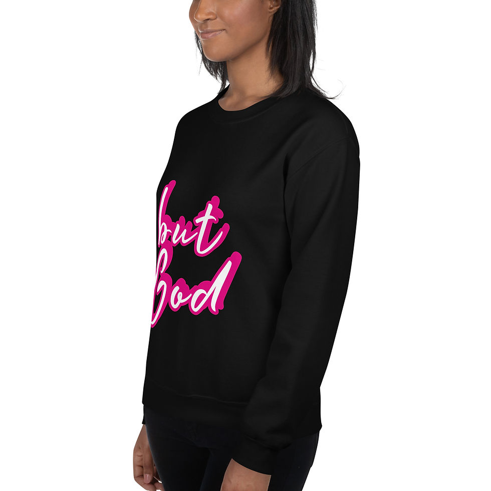 Thumbnail: But God (Pink) Unisex Sweatshirt