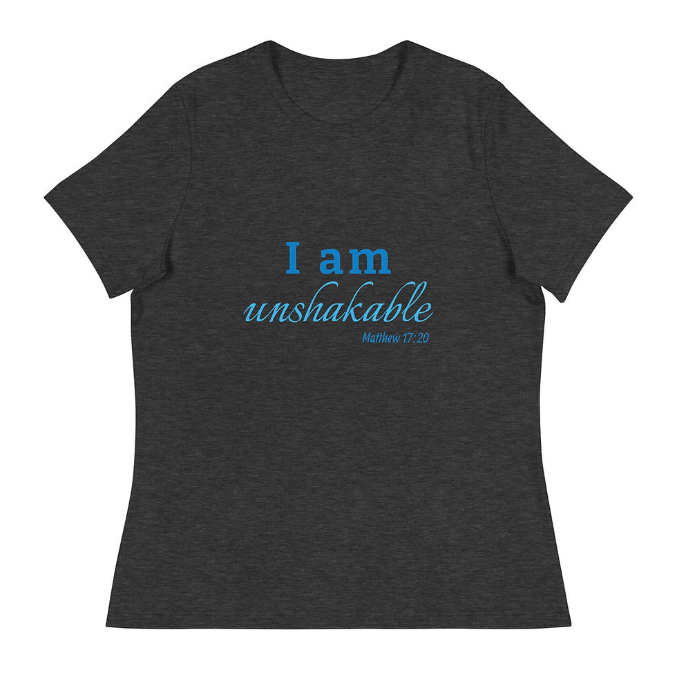 Thumbnail: I Am Unshakable Women's Relaxed T-Shirt