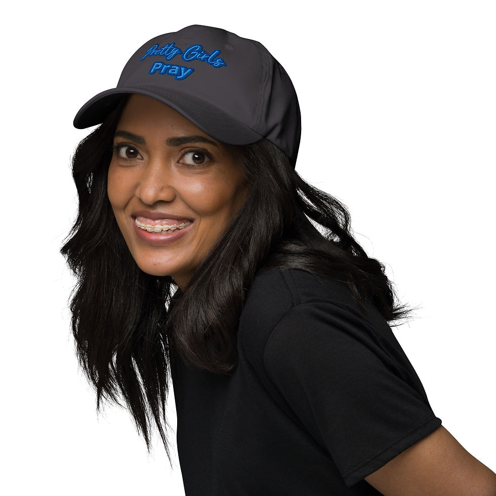 Thumbnail: Pretty Girls Pray (Blue) Dad hat