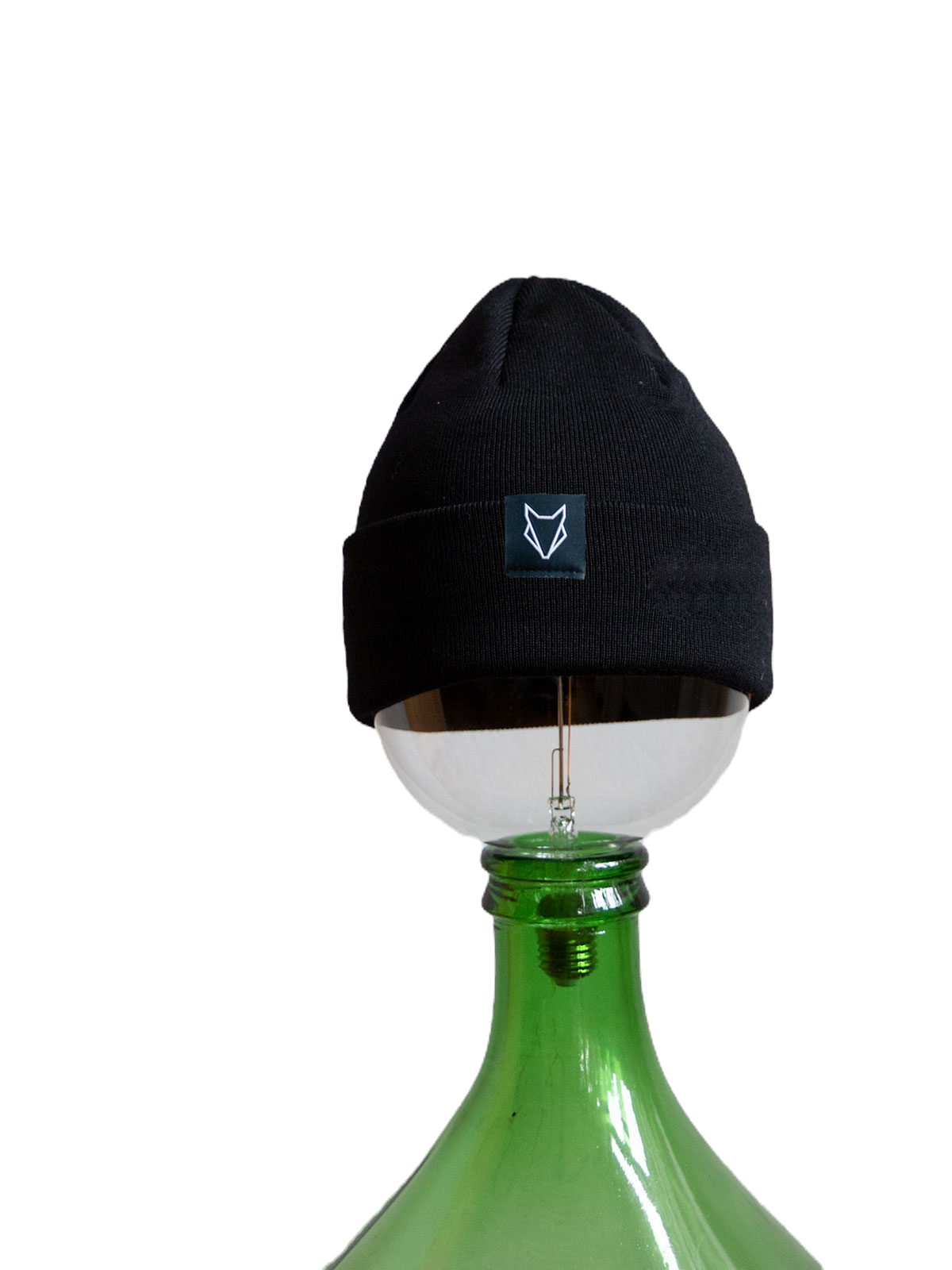 Merinomütze Fuchsbau schwarz