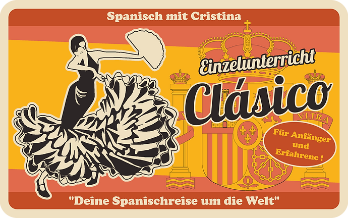 Symbolbild Einzelunterricht Clásico Spanisch in München mit Cristina