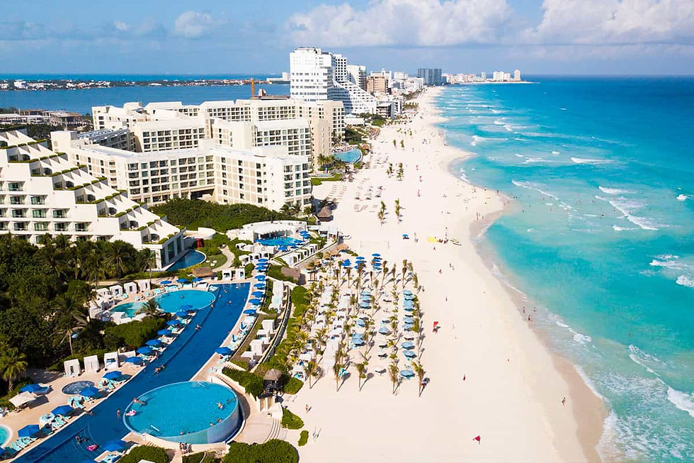 Hotelzone in Cancún
