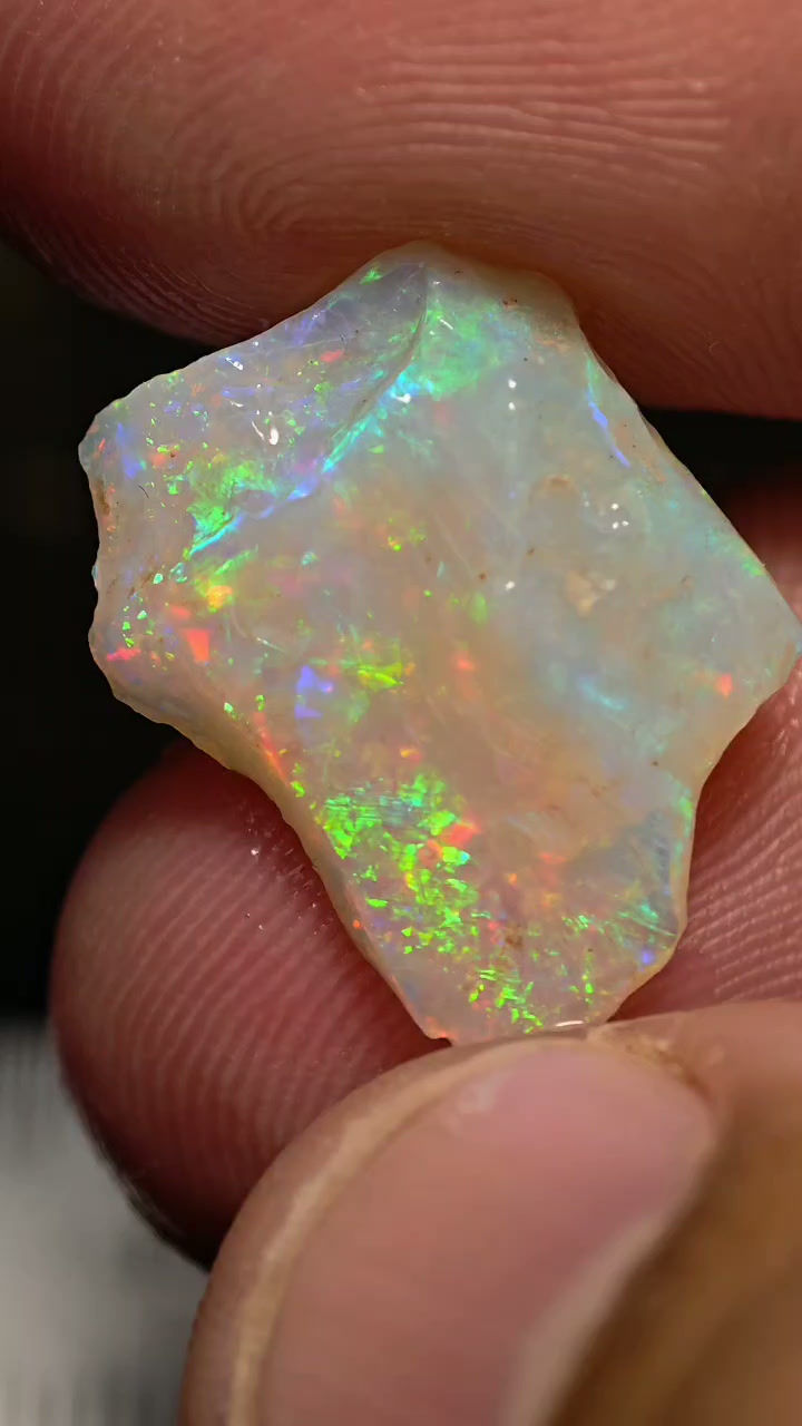 Thumbnail: 8.84ct super high quality rough crystal opal