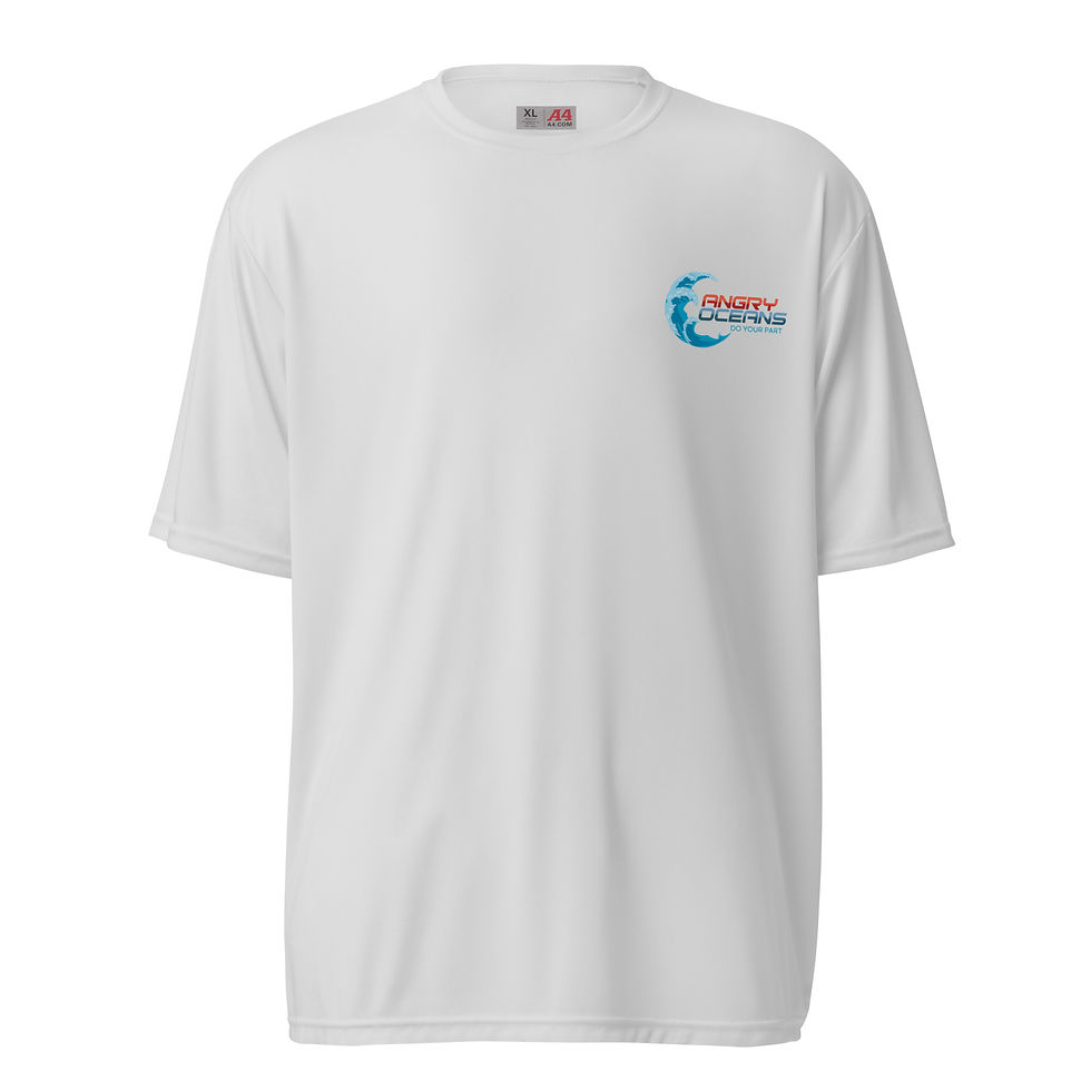 Thumbnail: Angry Oceans Unisex performance crew neck t-shirt