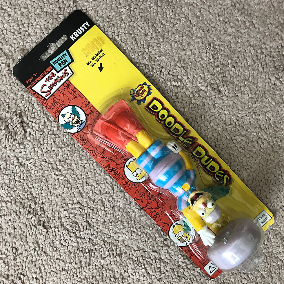 Thumbnail: RARE! Simpsons Puffy Stickers - 1990 - MIP