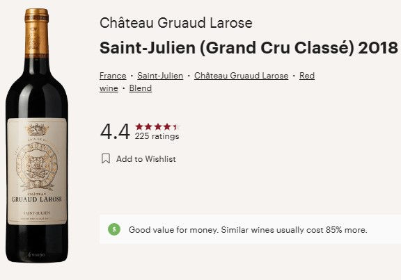 Chateau Gruaud Larose 2018 Saint-Julien