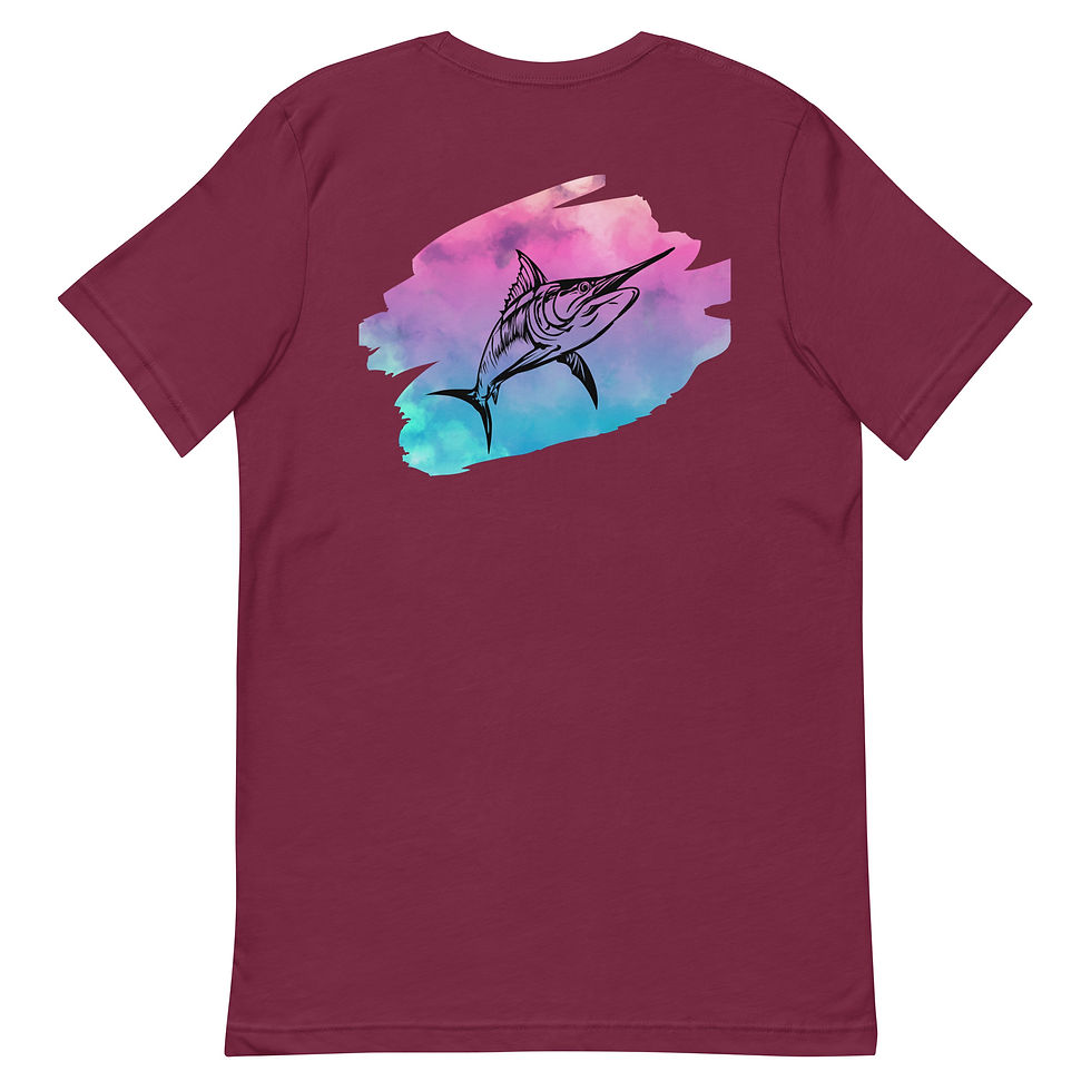Thumbnail: Watercolor Marlin Unisex t-shirt