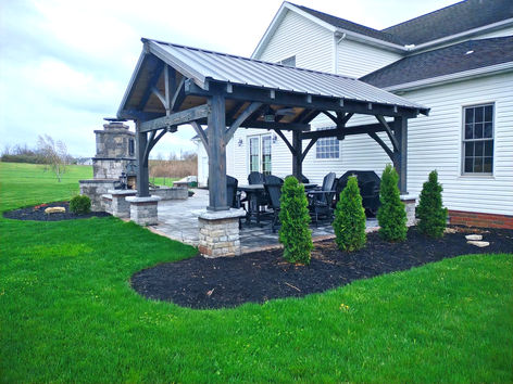 Mersa Landscape & Design, residential landscape design, patios, walkways, natural stone hardscapes, retaining walls, ponds, waterfalls, new lawns, outdoor structures, outdoor kitchens, fire pits
