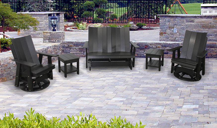 Kidron Poly Furniture is long lasting and maintenance free outdoor living!