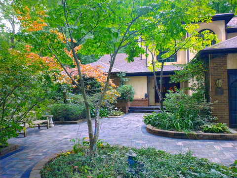 Mersa Landscape Design, residential landscape design, patios, walkways, natural stone hardscapes, retaining walls, ponds, waterfalls, new lawns, outdoor structures, outdoor kitchens, fireplaces & fire pits