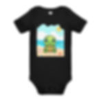 Billy the Sea Turtle Baby short sleeve one piece