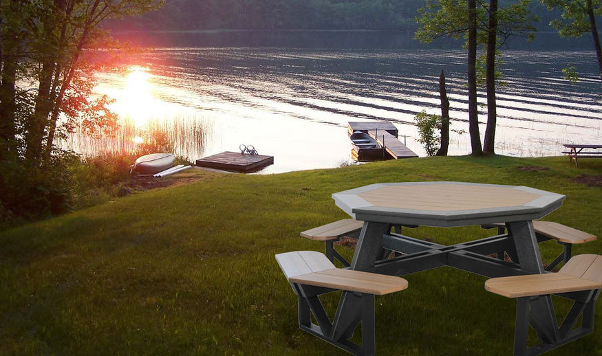 Kidron Poly Furniture is long lasting and maintenance free outdoor living!