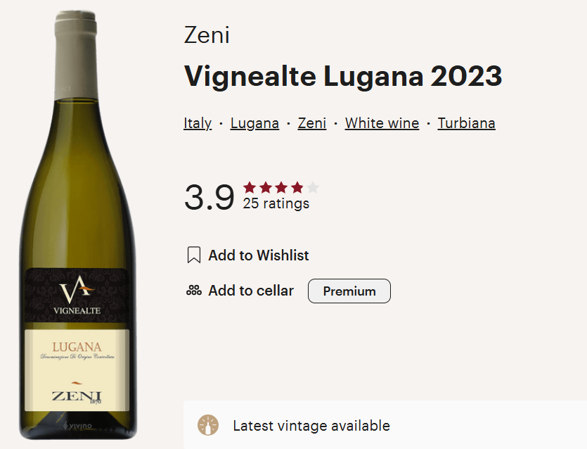 Zeni 2024 Lugana Vigne Alte