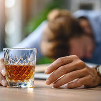 a passed out alcoholic