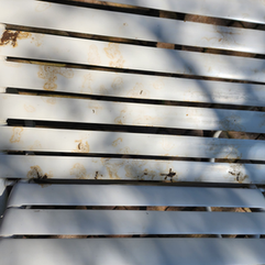 Tannic Acid from trees and pollen Stains Pool Furniture