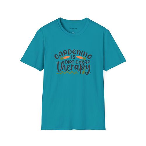 GARDENING IS DIRT CHEAP THERAPY Unisex Softstyle T-Shirt
